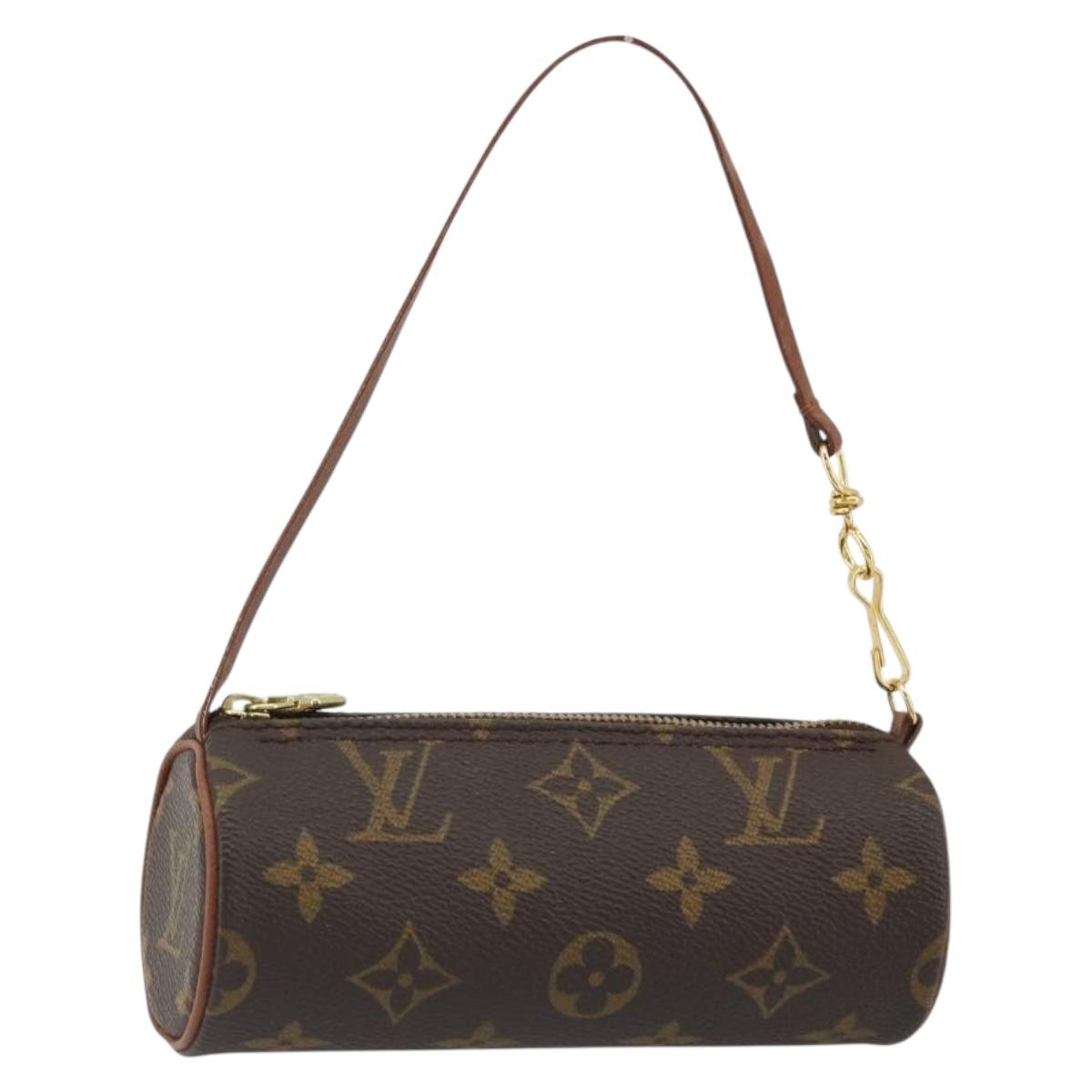LOUIS VUITTON Monogram Papillon Pouch LV Auth 184850