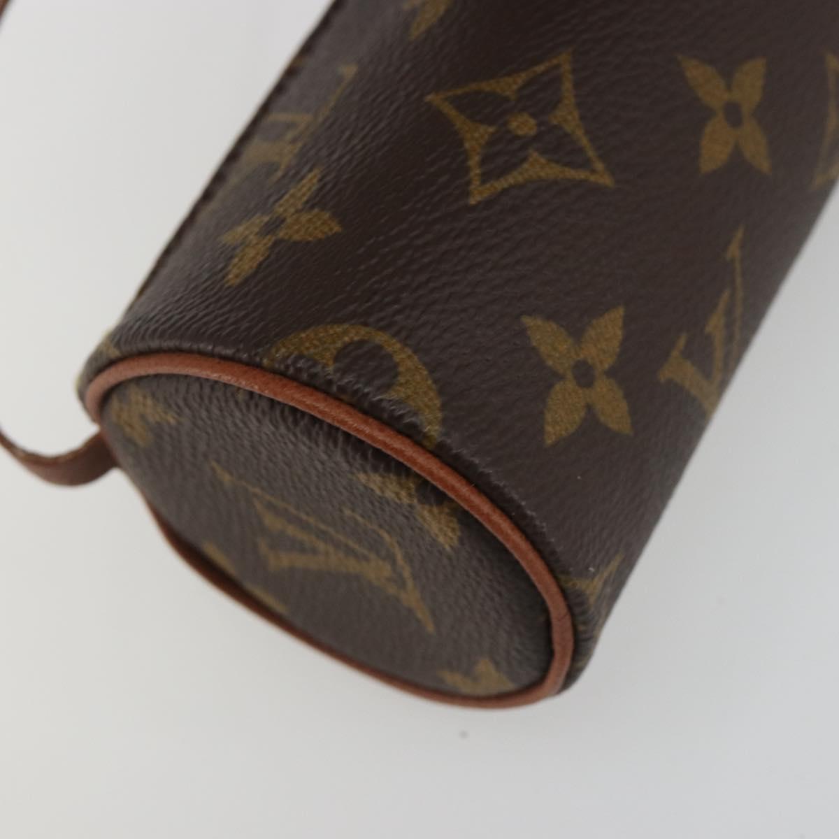LOUIS VUITTON Monogram Papillon Pouch LV Auth 184850