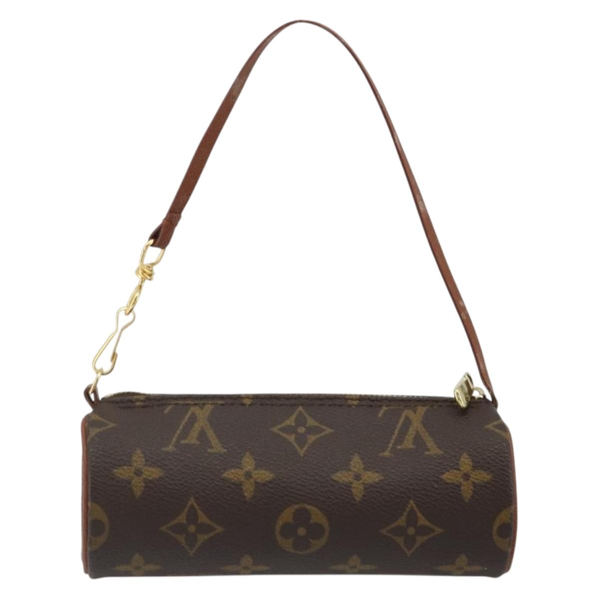 LOUIS VUITTON Monogram Papillon Pouch LV Auth 184850