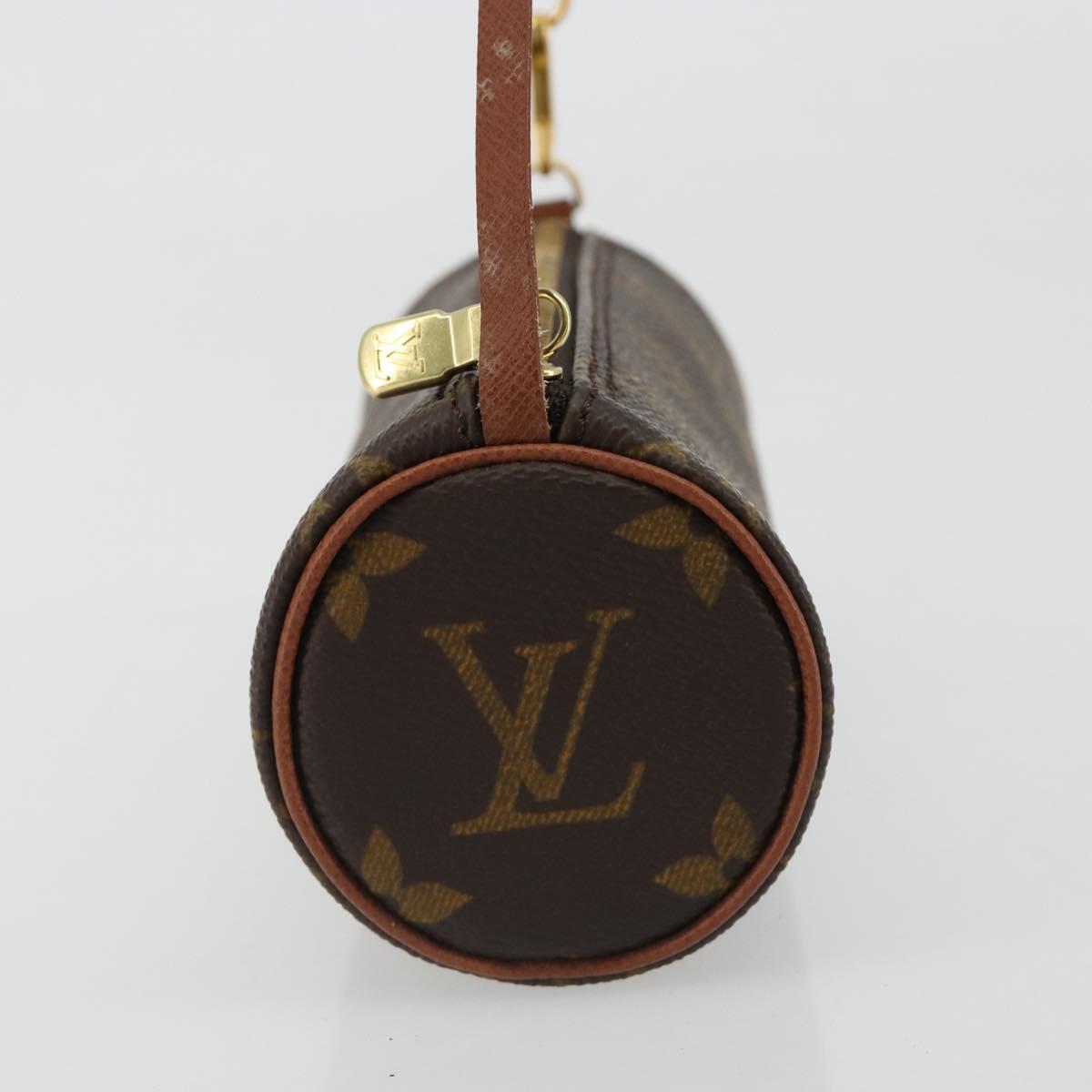 LOUIS VUITTON Monogram Papillon Pouch LV Auth 184850