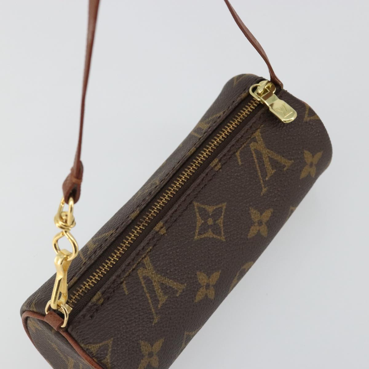LOUIS VUITTON Monogram Papillon Pouch LV Auth 184850