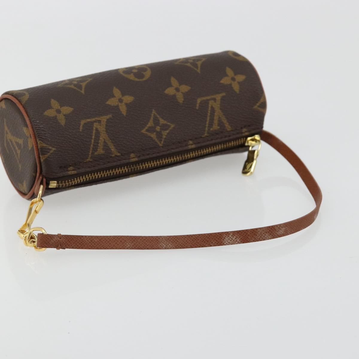 LOUIS VUITTON Monogram Papillon Pouch LV Auth 184850