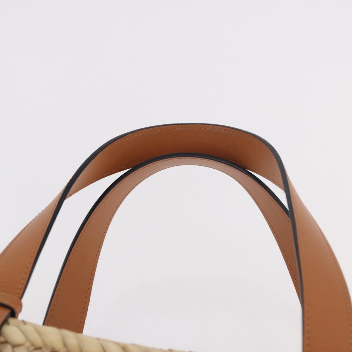 LOEWE Ken Price Collaboration Hand Bag Raffia Beige Auth 184871M