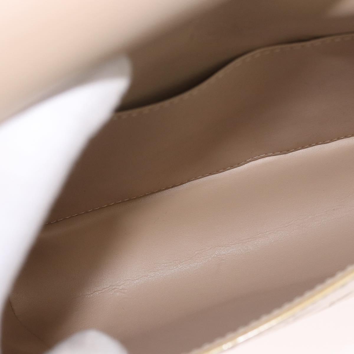 LOUIS VUITTON Monogram Vernis Thompson Street Bag Beige M91301 LV Auth 184873A