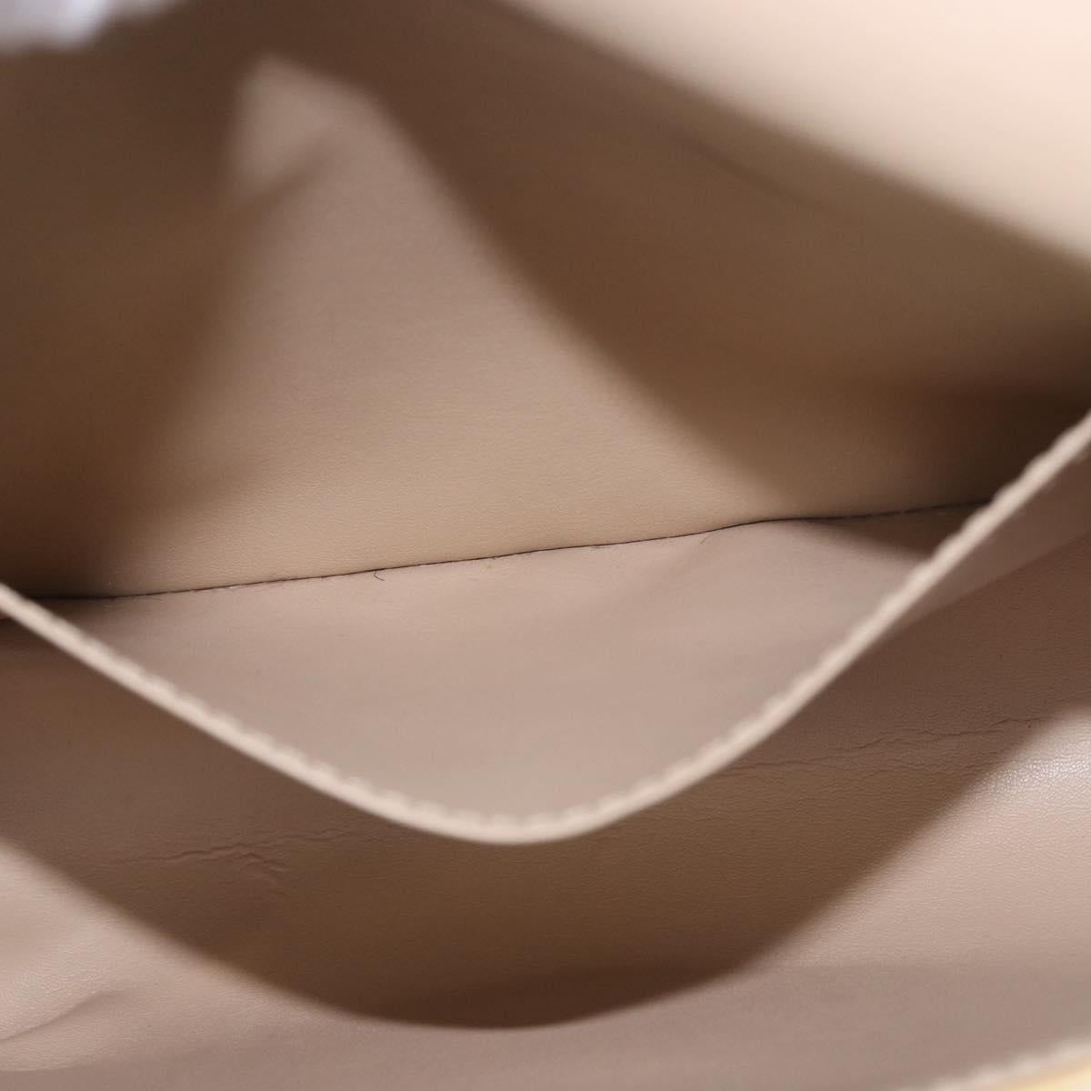 LOUIS VUITTON Monogram Vernis Thompson Street Bag Beige M91301 LV Auth 184873A