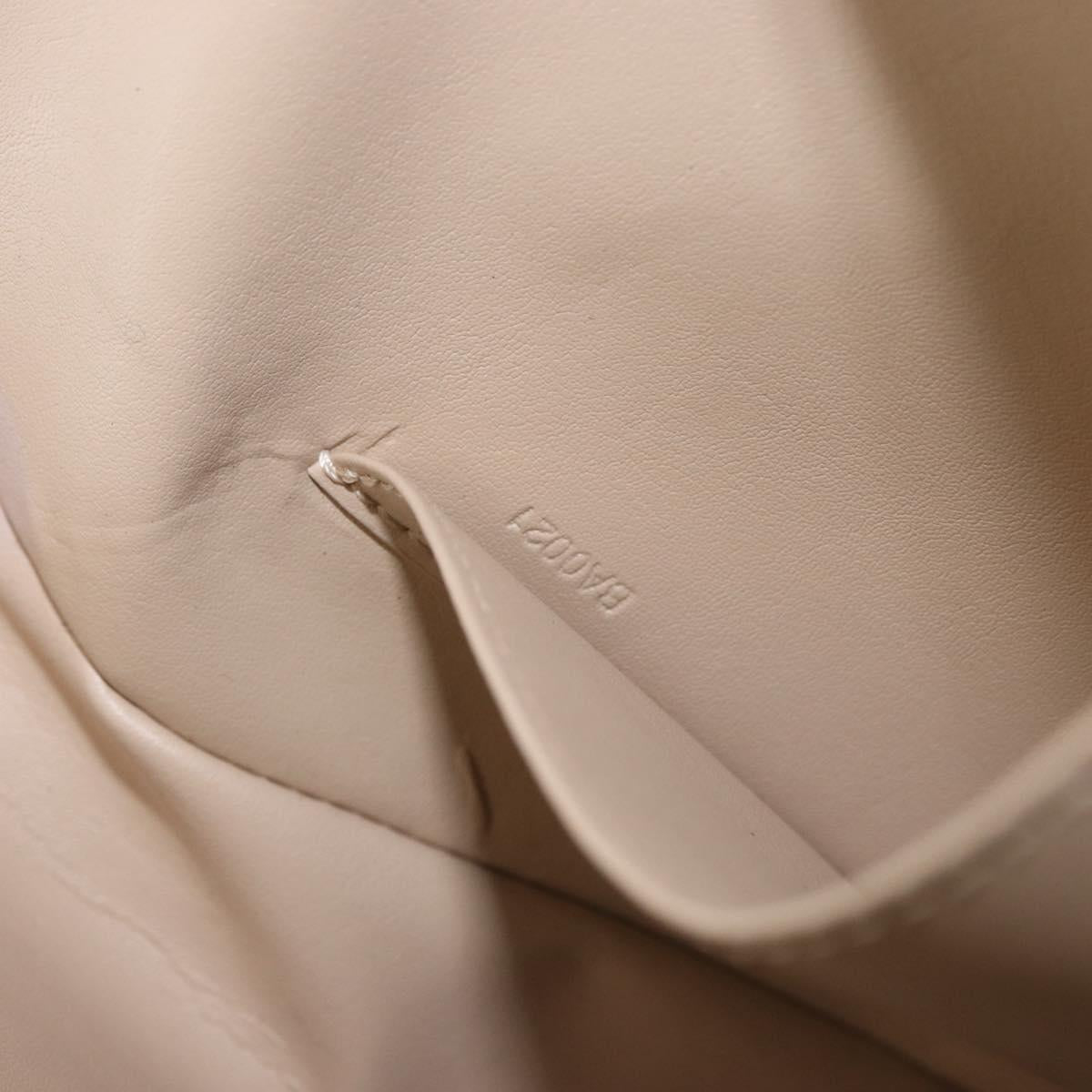 LOUIS VUITTON Monogram Vernis Thompson Street Bag Beige M91301 LV Auth 184873A