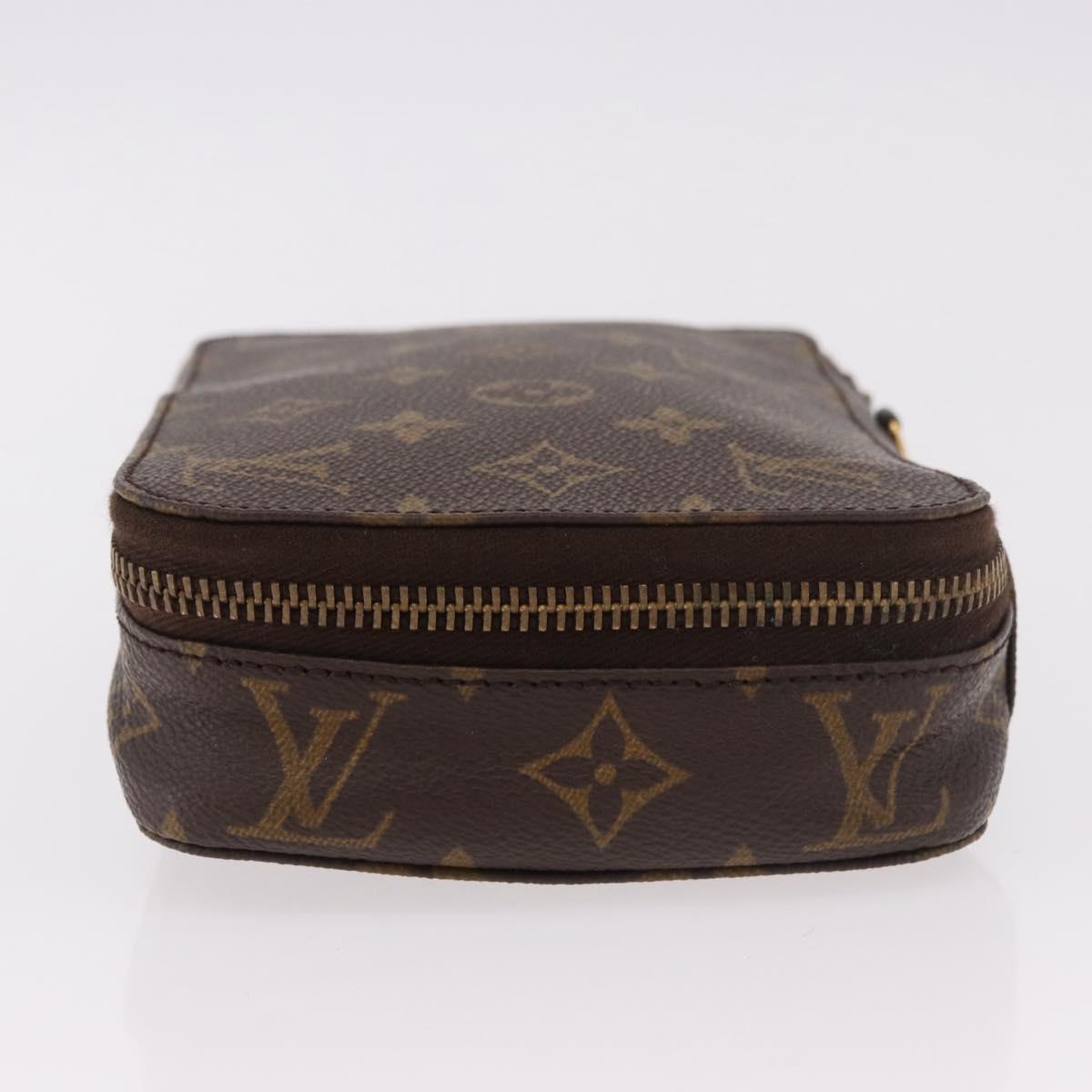 LOUIS VUITTON Monogram Posh Monte Carlo Jewelry Box M47350 LV Auth 184878