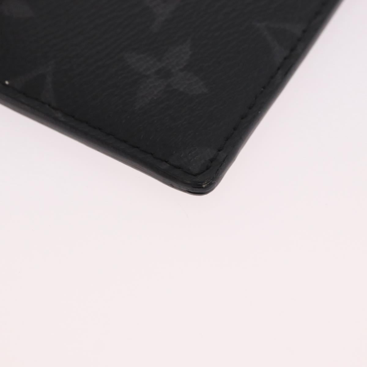 LOUIS VUITTON Monogram Eclipse Card Case M61690 LV Auth 184880A