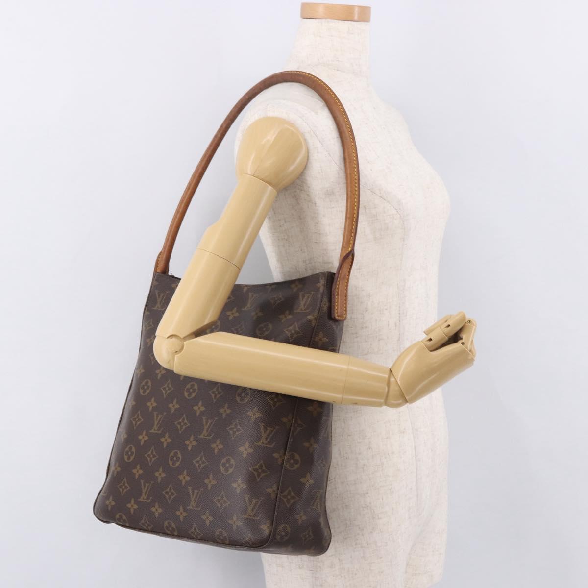 LOUIS VUITTON Monogram Looping GM Shoulder Bag M51145 LV Auth 184884
