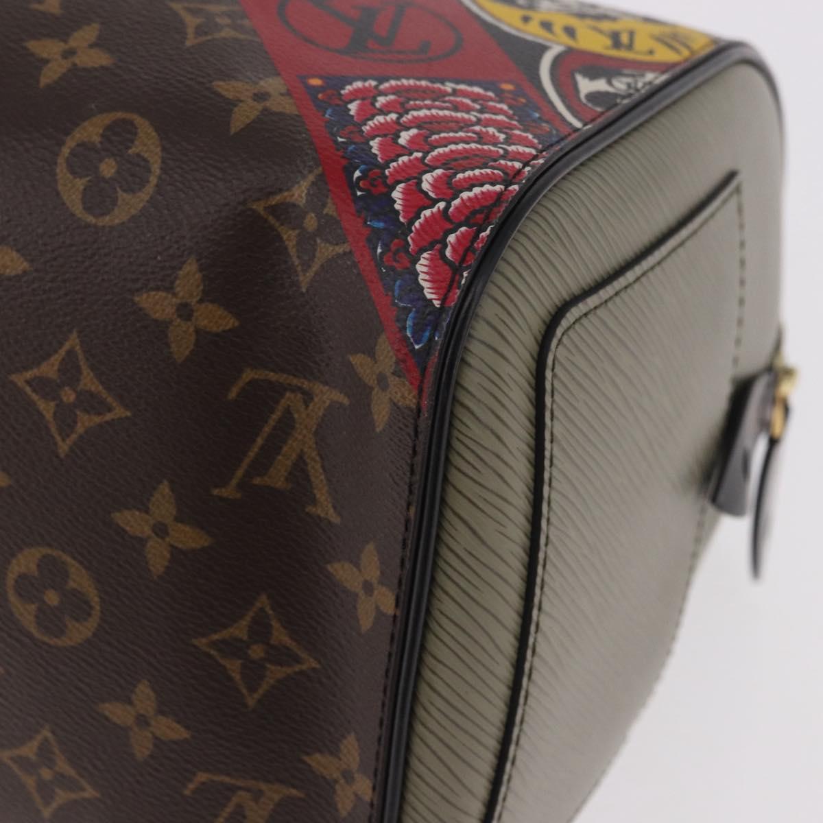 LOUIS VUITTON Monogram Kabuki Kansai Speedy 30 Hand Bag M43505 LV Auth 184886SM