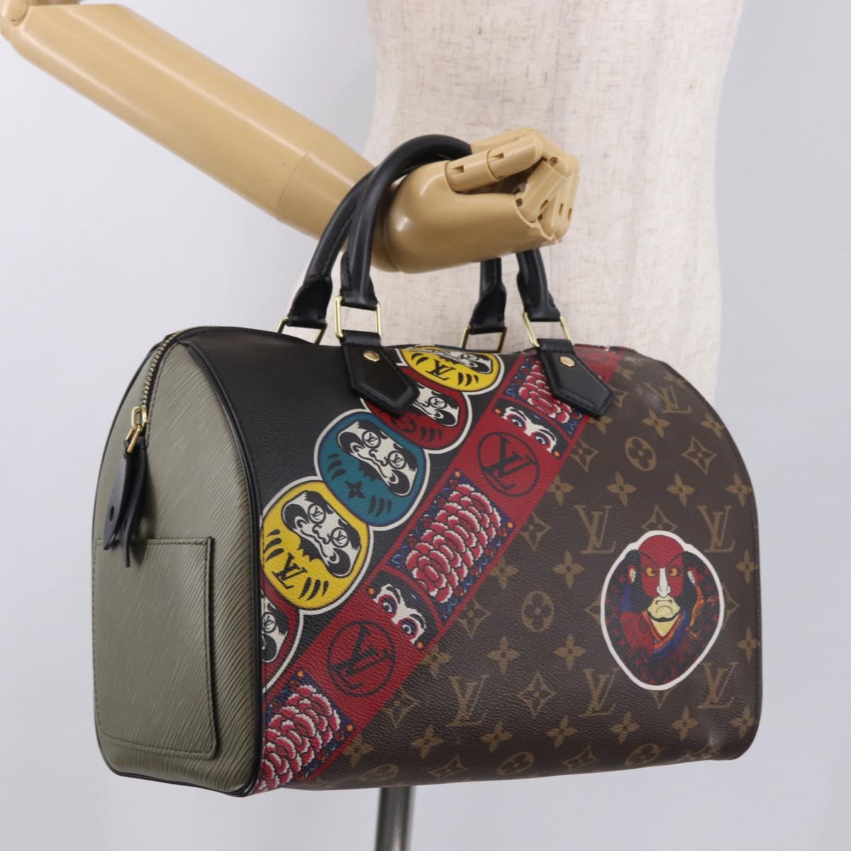 LOUIS VUITTON Monogram Kabuki Kansai Speedy 30 Hand Bag M43505 LV Auth 184886SM