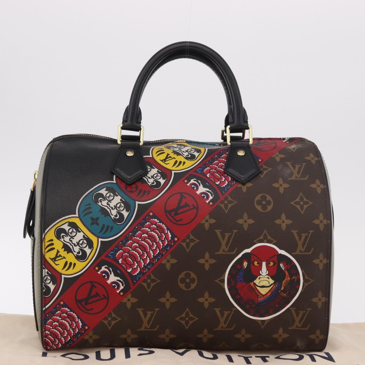 LOUIS VUITTON Monogram Kabuki Kansai Speedy 30 Hand Bag M43505 LV Auth 184886SM