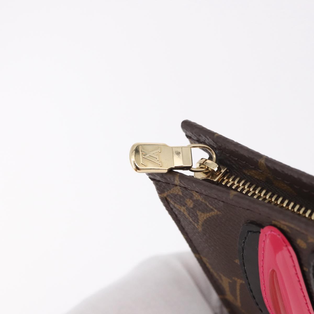 LOUIS VUITTON Monogram Reverse Trio Posh Toilette Clutch M11254 LV Auth 184887SM