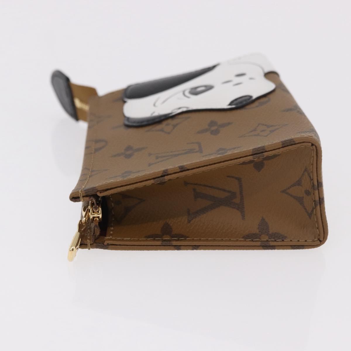 LOUIS VUITTON Monogram Reverse Trio Posh Toilette Clutch M11254 LV Auth 184887SM