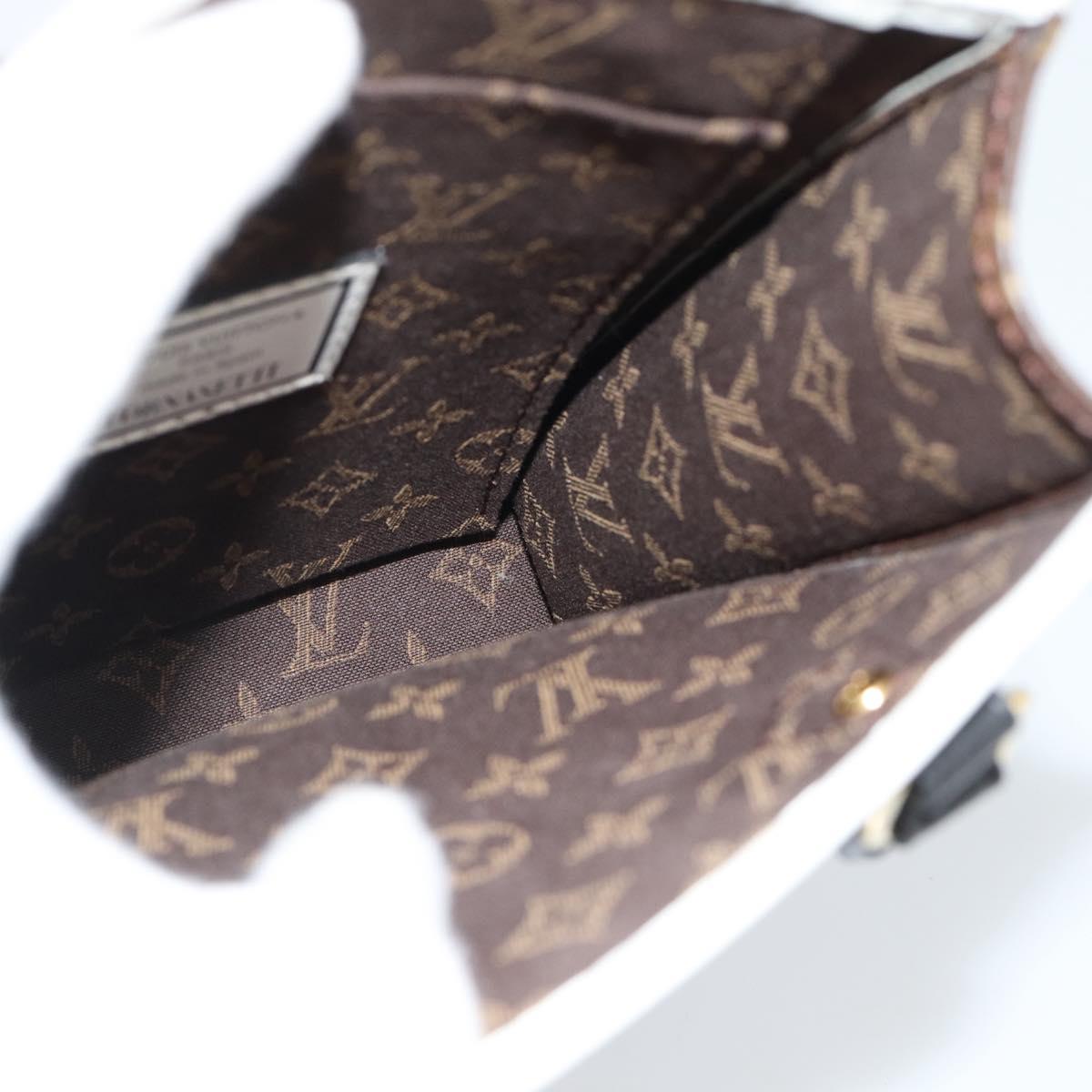 LOUIS VUITTON Monogram Fornasetti Petit Sac Plat Bag M80991 LV Auth 184888SM