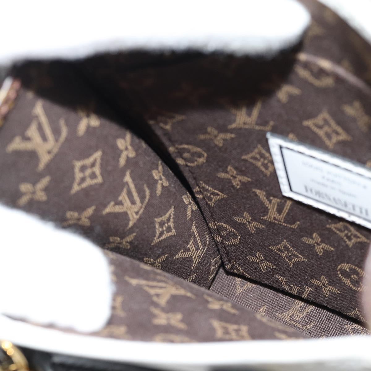 LOUIS VUITTON Monogram Fornasetti Petit Sac Plat Bag M80991 LV Auth 184888SM