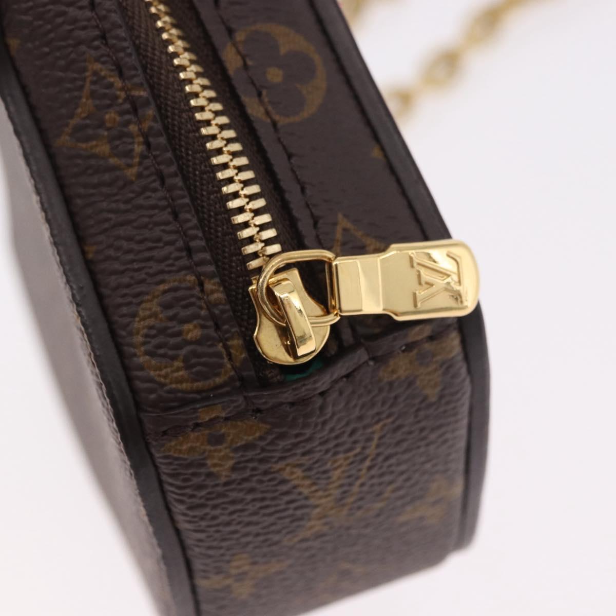 LOUIS VUITTON Monogram Wallet On Chain Rabbit Bag Rose M11452 LV Auth 184890SM