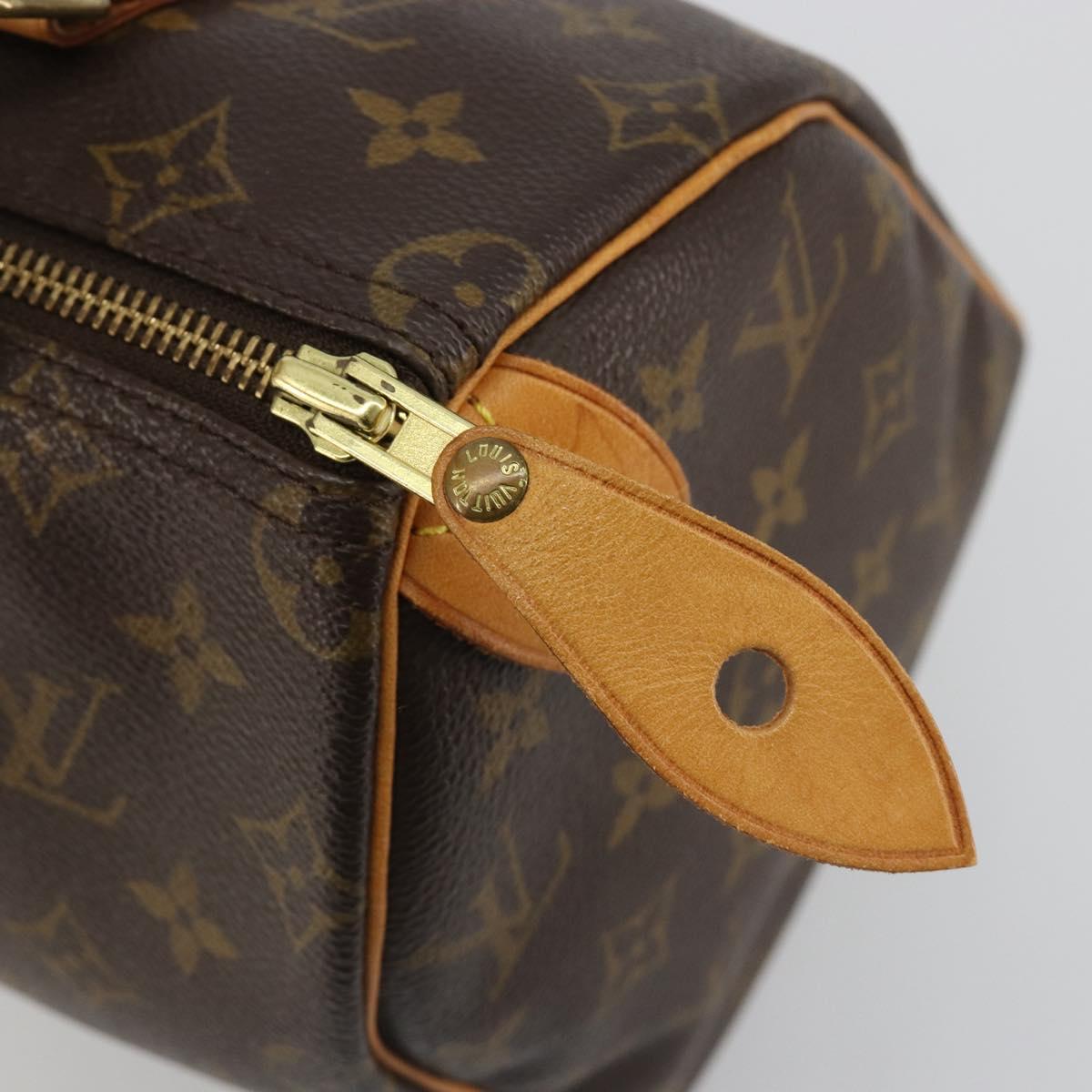 LOUIS VUITTON Monogram Speedy 25 Hand Bag M41528 LV Auth 184910V