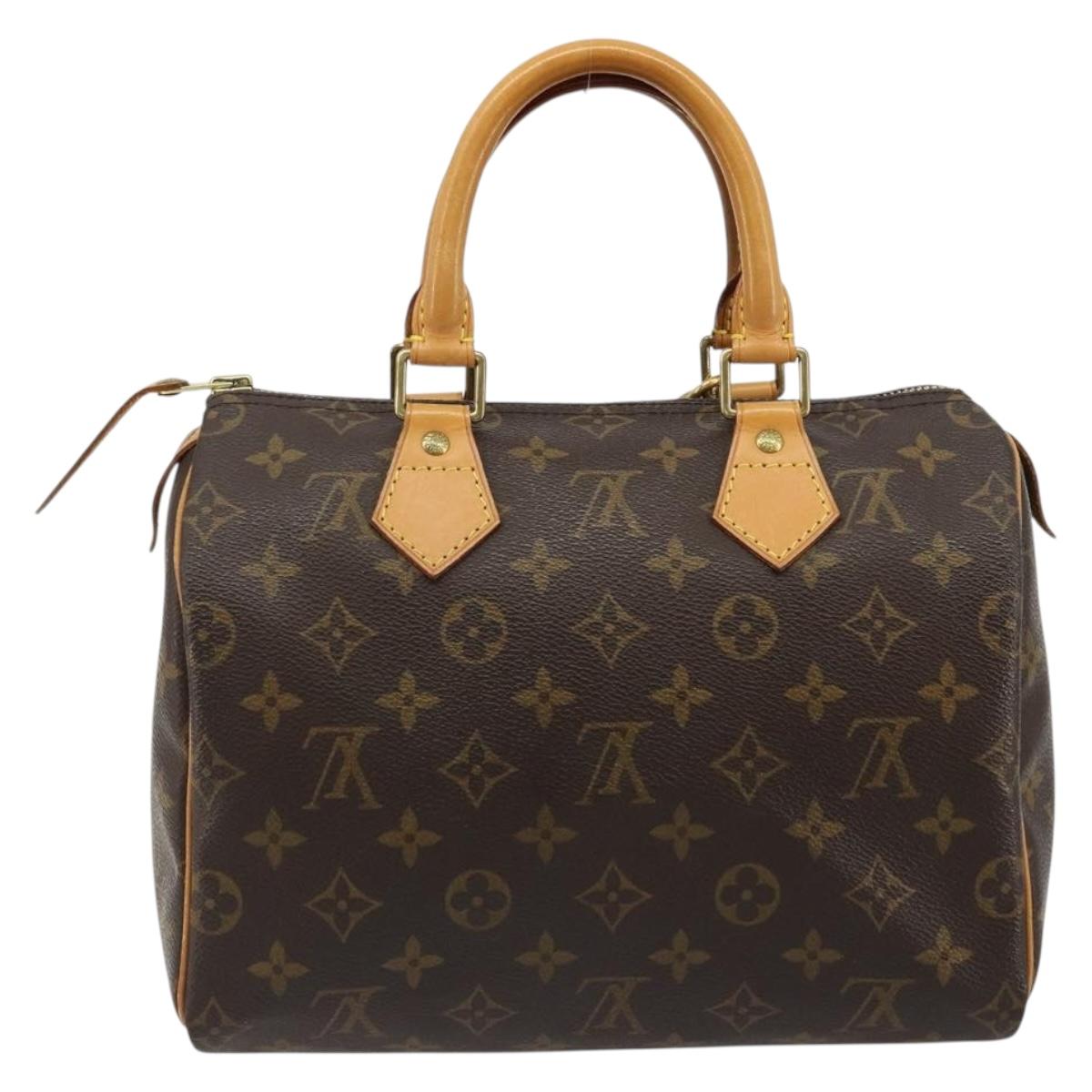 LOUIS VUITTON Monogram Speedy 25 Hand Bag M41528 LV Auth 184910V