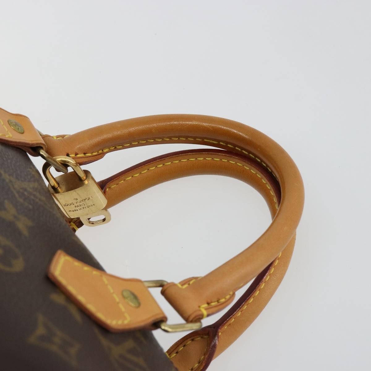 LOUIS VUITTON Monogram Speedy 25 Hand Bag M41528 LV Auth 184910V