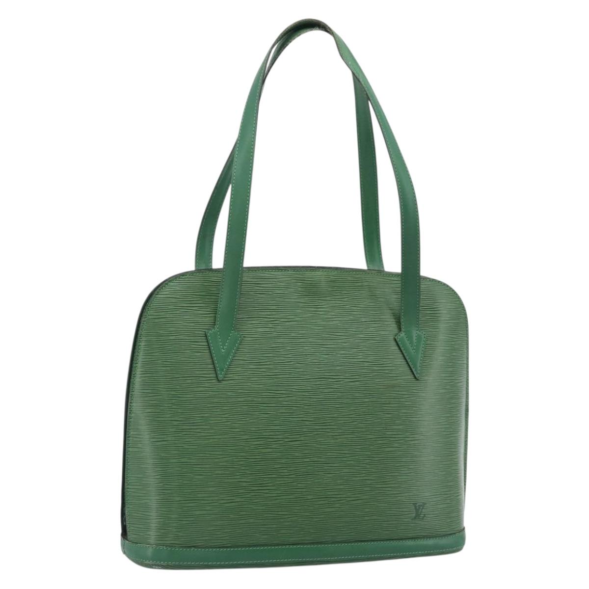 LOUIS VUITTON Epi Lussac Shoulder Bag Green M52284 LV Auth 184911