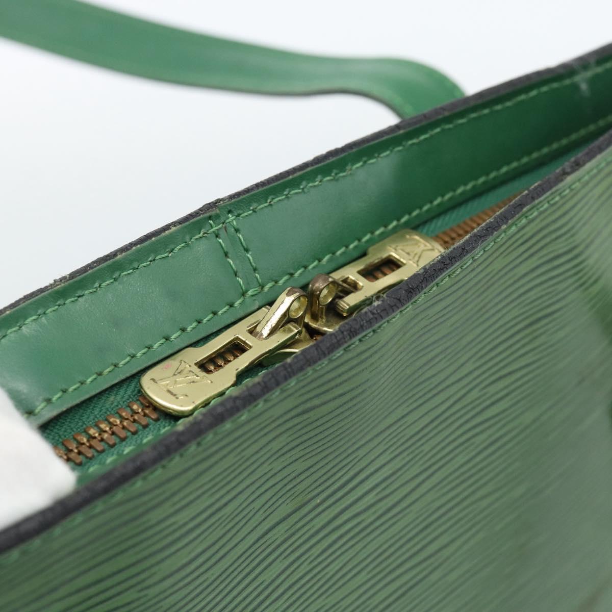 LOUIS VUITTON Epi Lussac Shoulder Bag Green M52284 LV Auth 184911