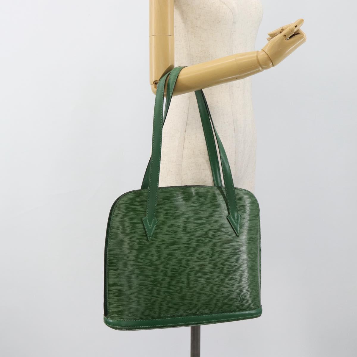 LOUIS VUITTON Epi Lussac Shoulder Bag Green M52284 LV Auth 184911