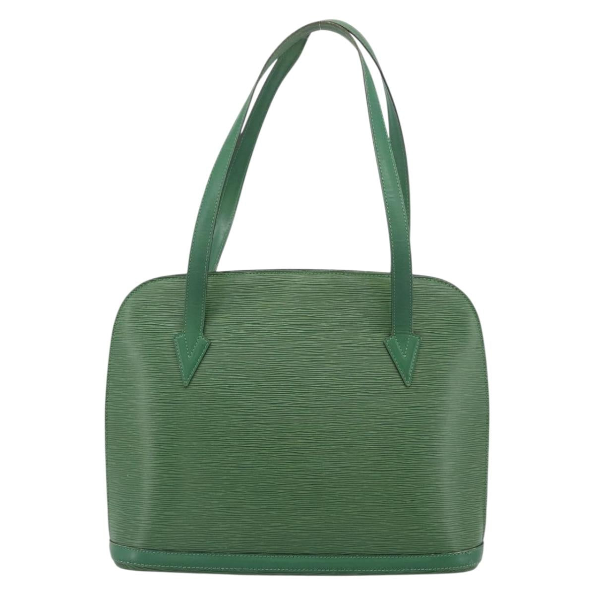 LOUIS VUITTON Epi Lussac Shoulder Bag Green M52284 LV Auth 184911