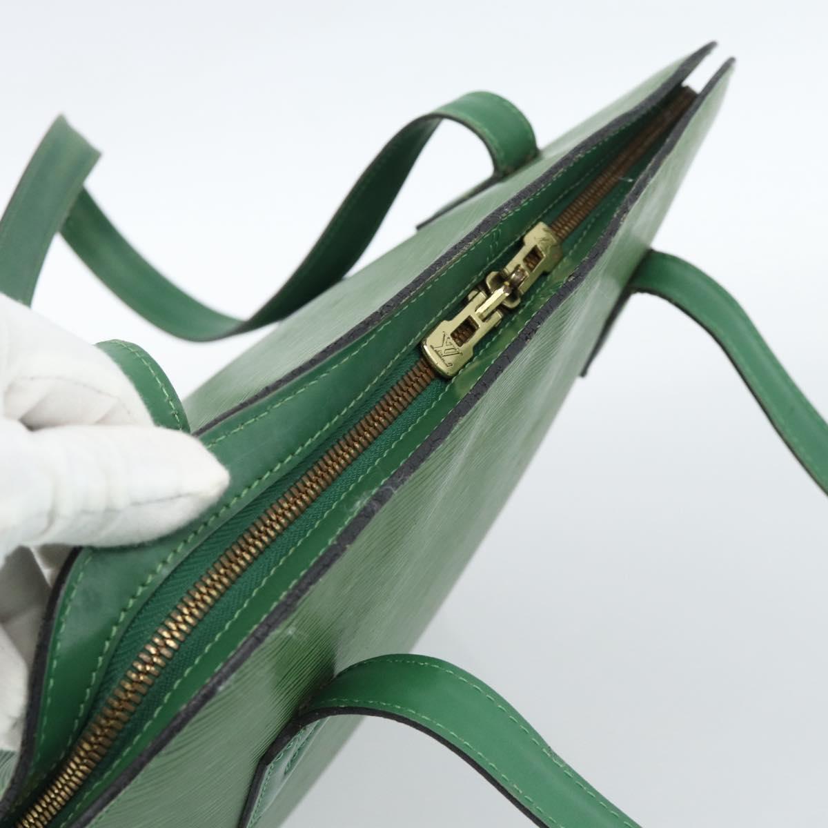 LOUIS VUITTON Epi Lussac Shoulder Bag Green M52284 LV Auth 184911