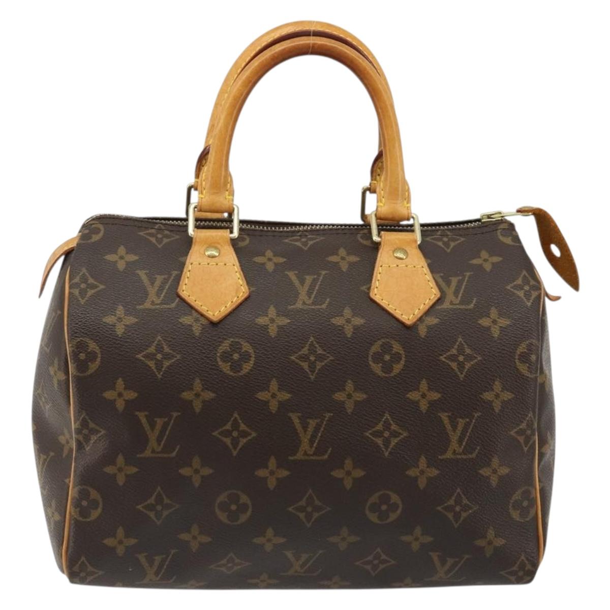 LOUIS VUITTON Monogram Speedy 25 Hand Bag M41528 LV Auth 184920V