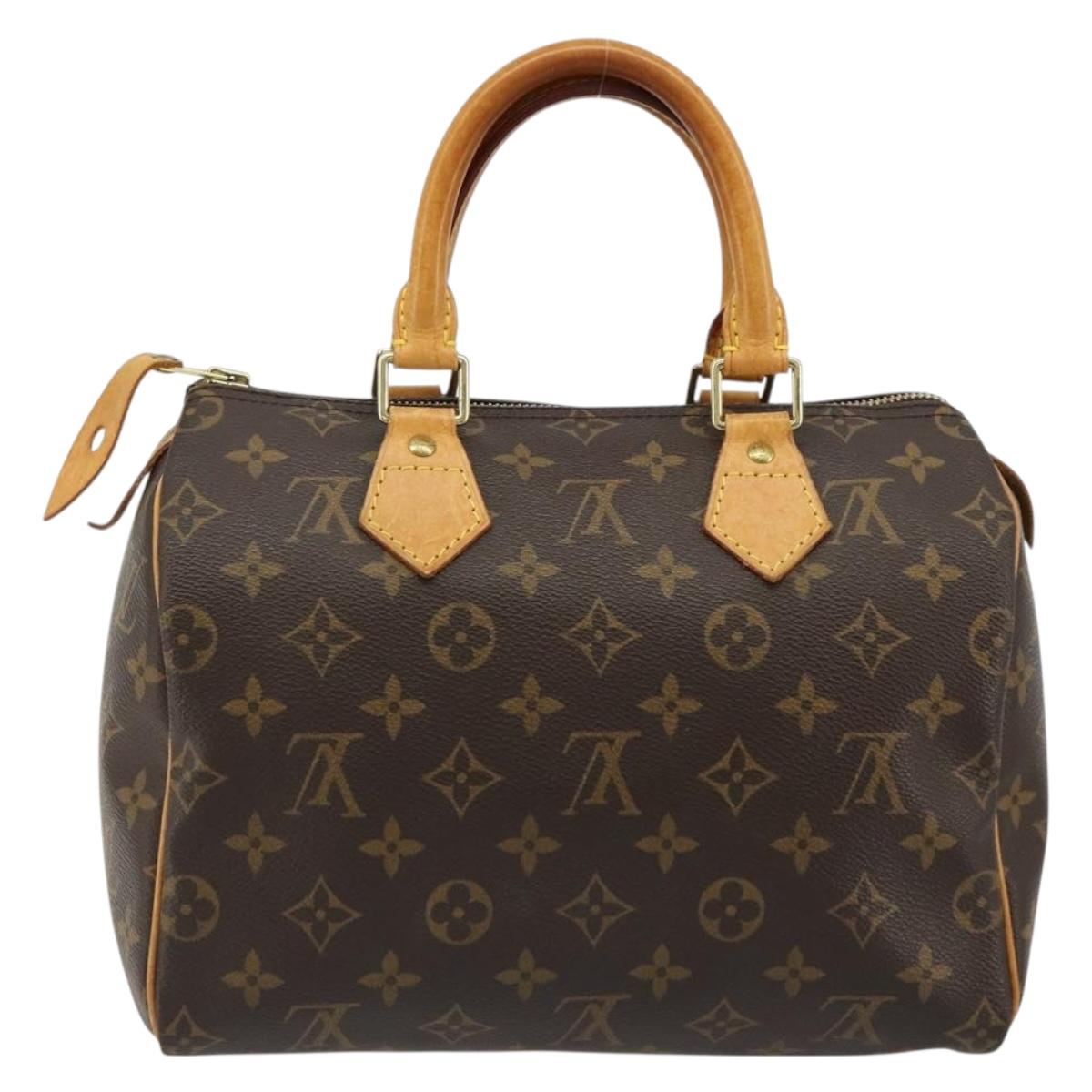LOUIS VUITTON Monogram Speedy 25 Hand Bag M41528 LV Auth 184920V