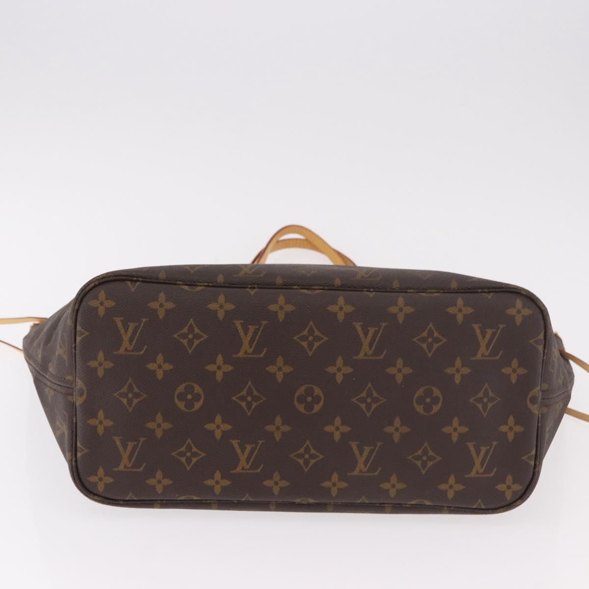LOUIS VUITTON Monogram Neverfull MM Tote Bag M40156 LV Auth 184923A