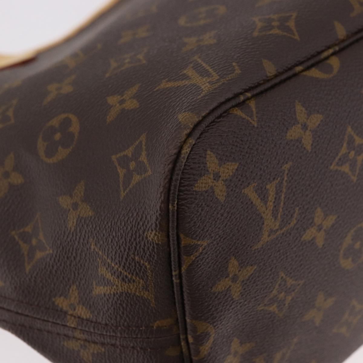LOUIS VUITTON Monogram Neverfull MM Tote Bag M40156 LV Auth 184923A