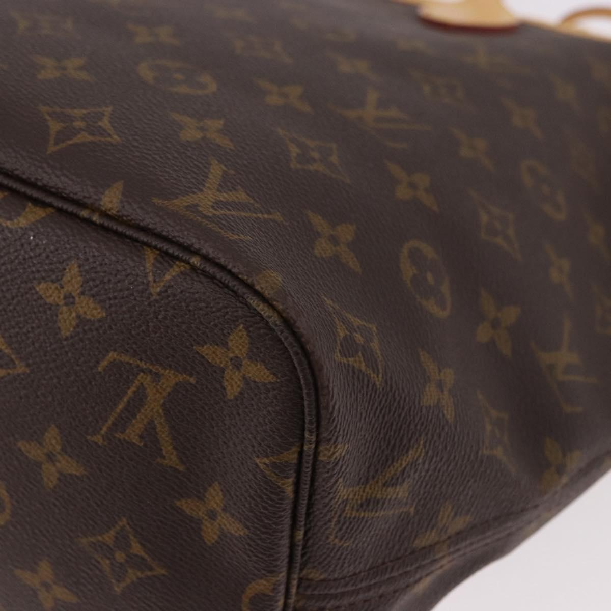 LOUIS VUITTON Monogram Neverfull MM Tote Bag M40156 LV Auth 184923A