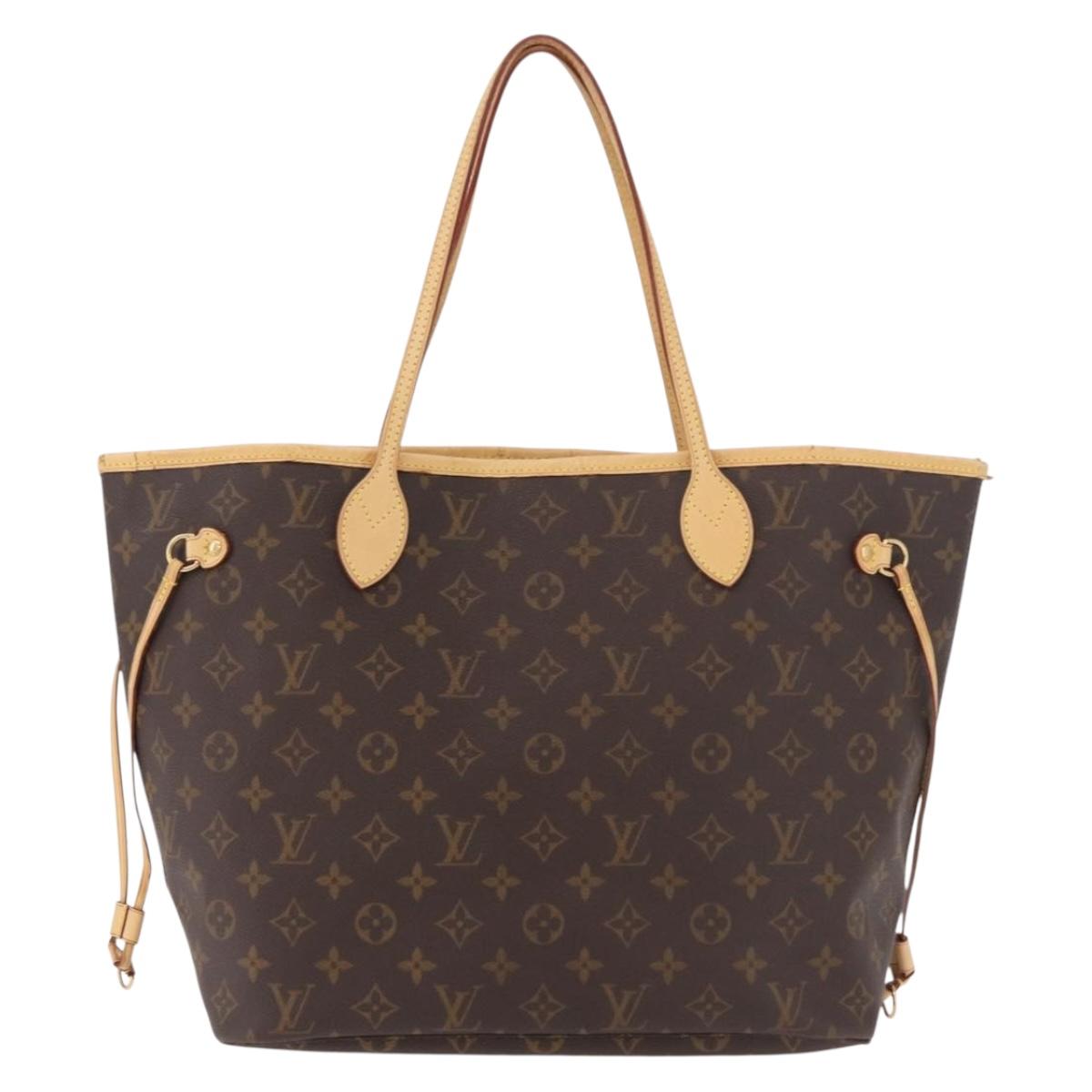 LOUIS VUITTON Monogram Neverfull MM Tote Bag M40156 LV Auth 184923A