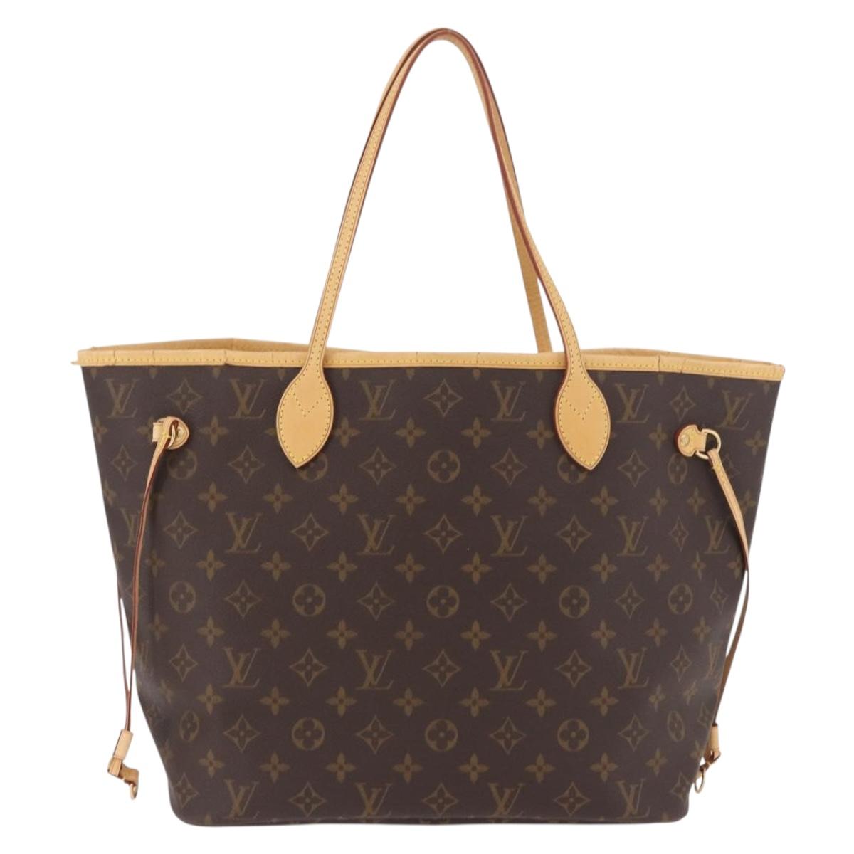 LOUIS VUITTON Monogram Neverfull MM Tote Bag M40156 LV Auth 184923A