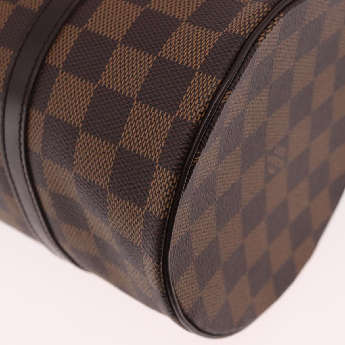 LOUIS VUITTON Damier Ebene Papillon 30 Hand Bag N51303 LV Auth 184940V