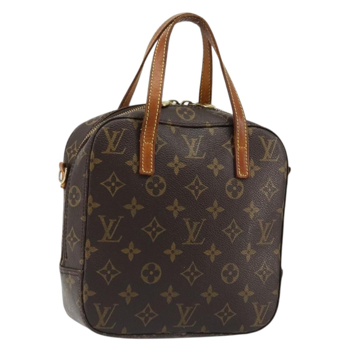 LOUIS VUITTON Monogram Spontini Hand Bag M47500 LV Auth 184941