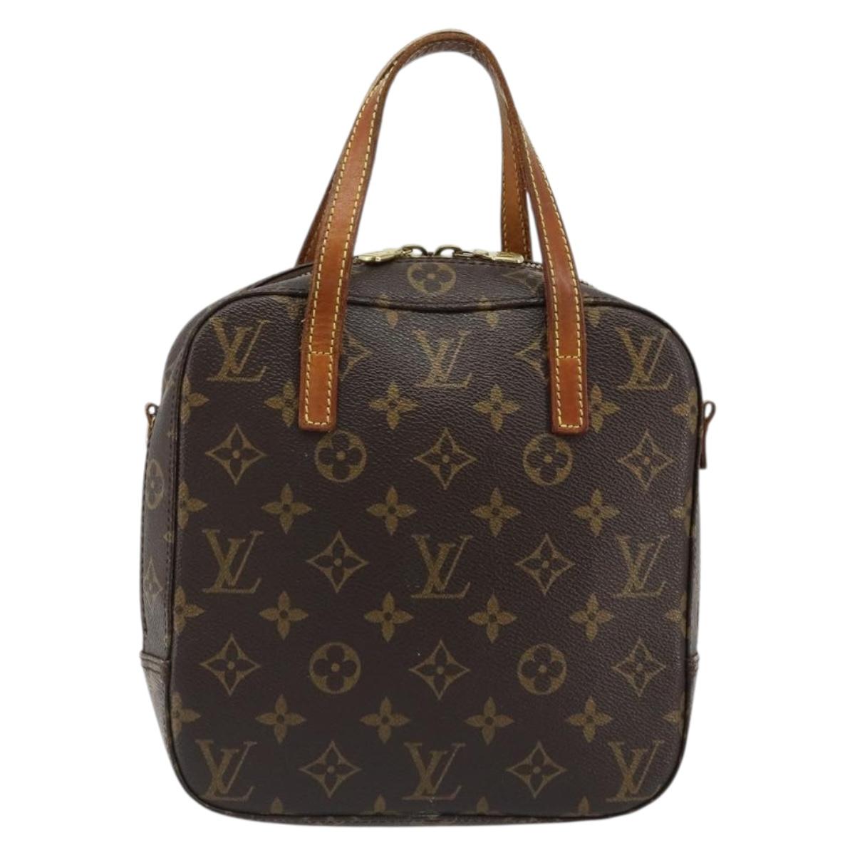 LOUIS VUITTON Monogram Spontini Hand Bag M47500 LV Auth 184941