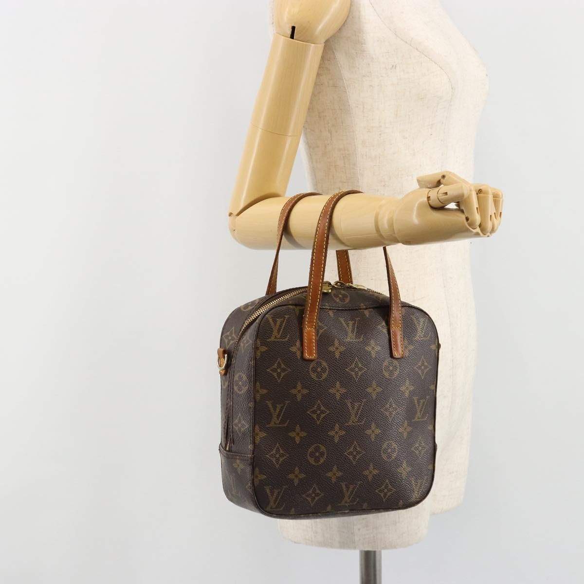 LOUIS VUITTON Monogram Spontini Hand Bag M47500 LV Auth 184941