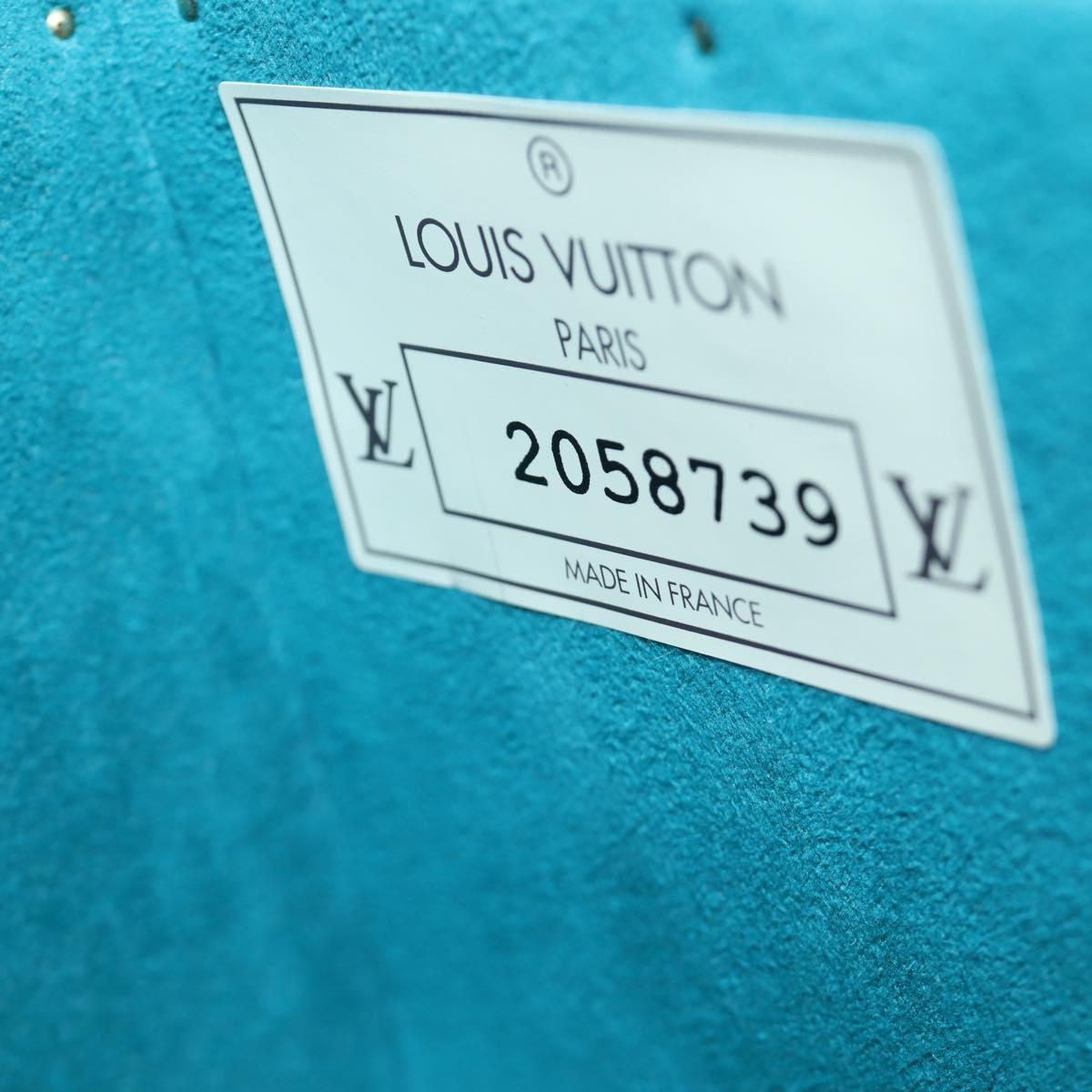 LOUIS VUITTON Monogram LVxYK Cotoville 40 Trunk Blue M10156 LV Auth 184943SM