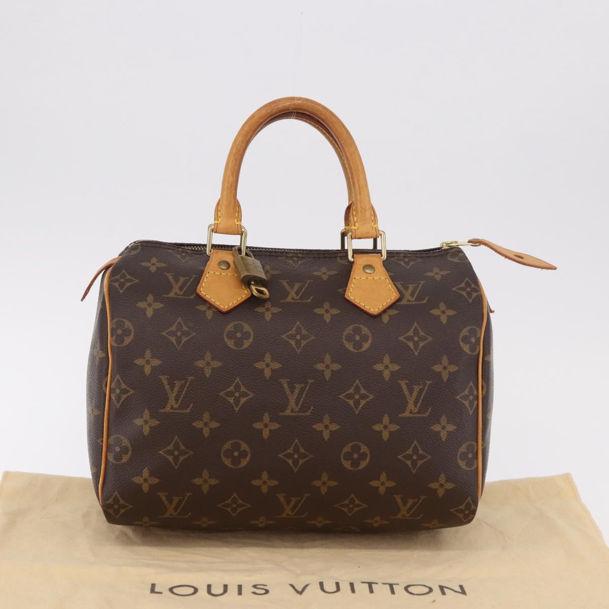 LOUIS VUITTON Monogram Speedy 25 Hand Bag M41528 LV Auth 184944SAV