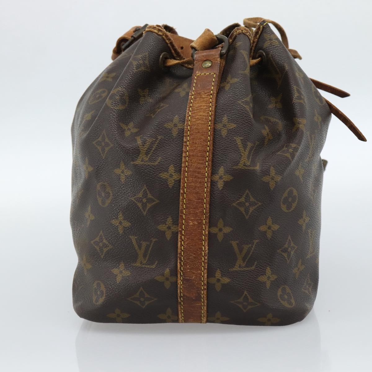 LOUIS VUITTON Monogram Petit Noe Shoulder Bag M42226 LV Auth 184951