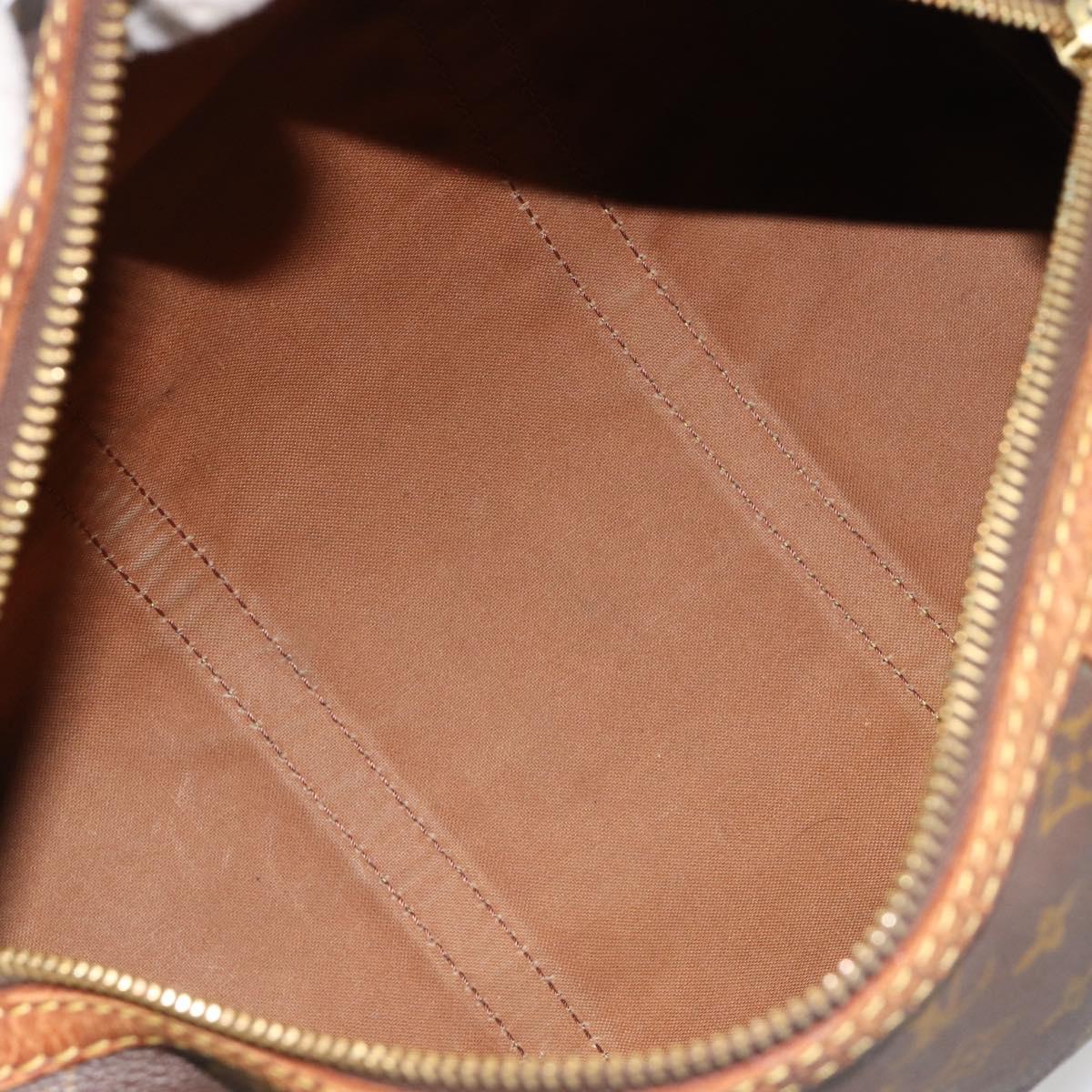 LOUIS VUITTON Monogram Sac Souple 35 Boston Bag M41626 LV Auth 184953