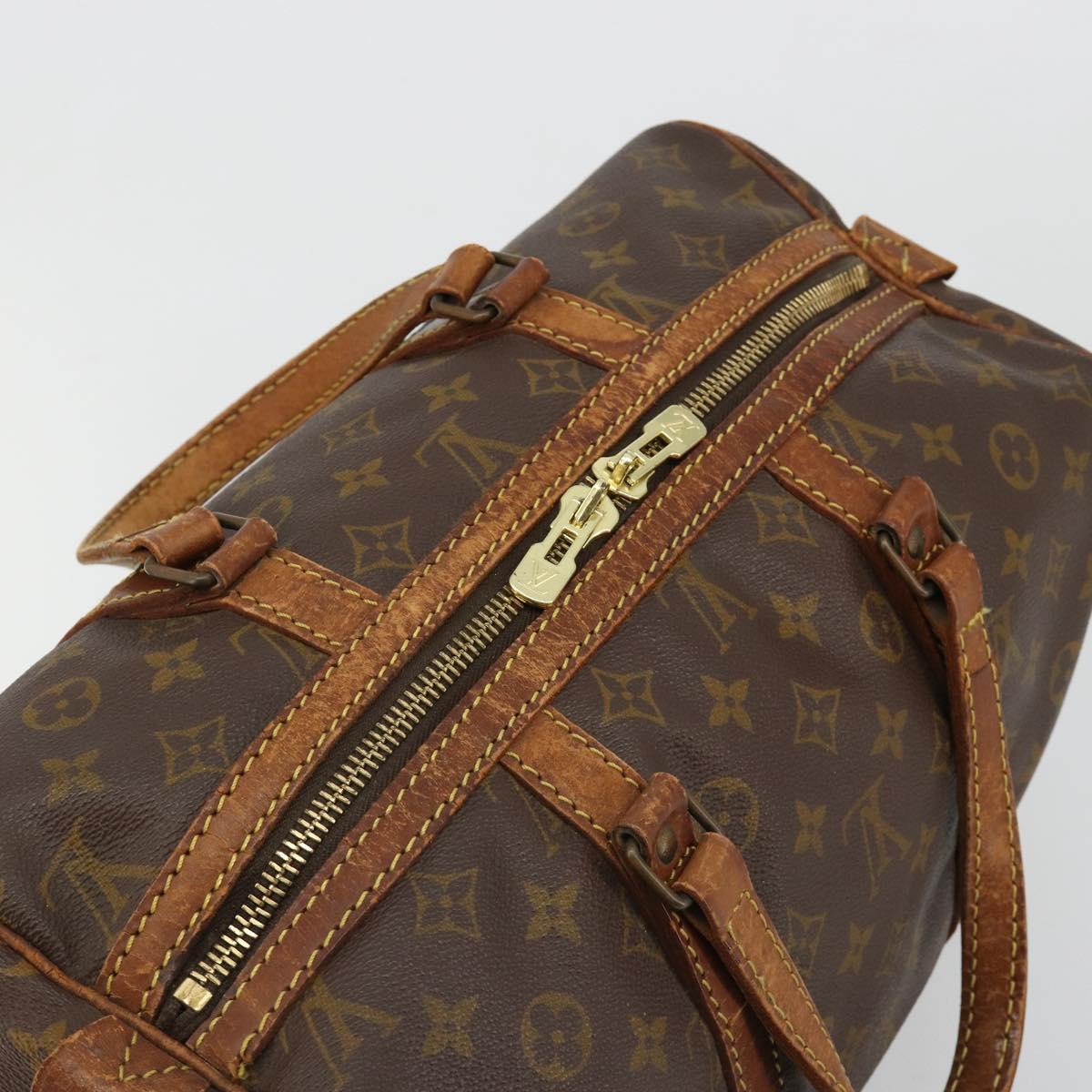 LOUIS VUITTON Monogram Sac Souple 35 Boston Bag M41626 LV Auth 184953