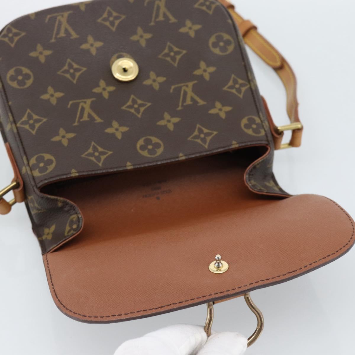 LOUIS VUITTON Monogram Saint Cloud MM Shoulder Bag M51243 LV Auth 184954A