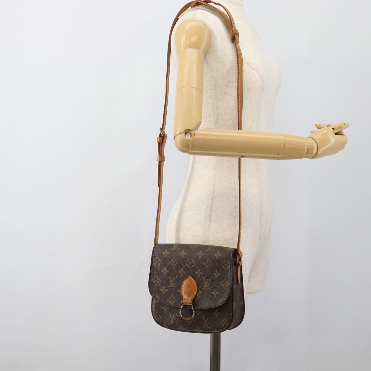 LOUIS VUITTON Monogram Saint Cloud MM Shoulder Bag M51243 LV Auth 184954A