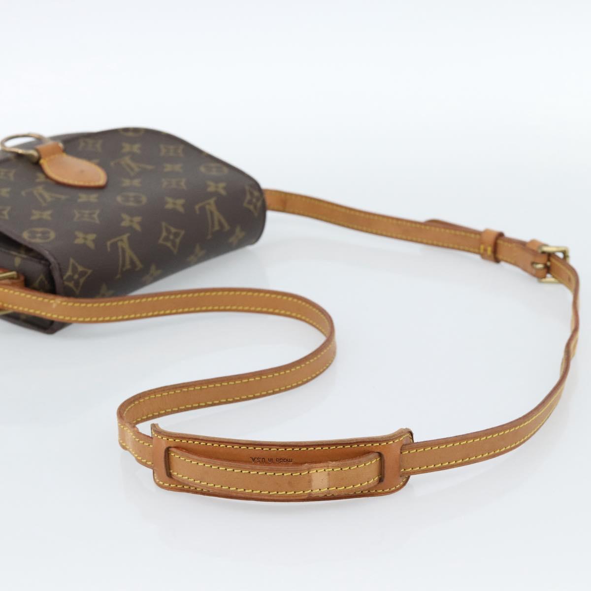 LOUIS VUITTON Monogram Saint Cloud MM Shoulder Bag M51243 LV Auth 184954A