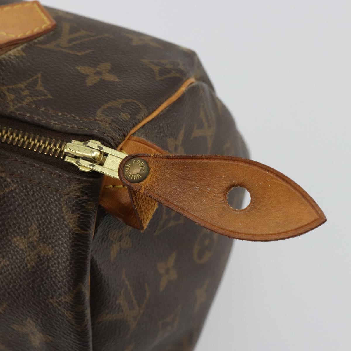 LOUIS VUITTON Monogram Speedy 25 Hand Bag M41528 LV Auth 184955V