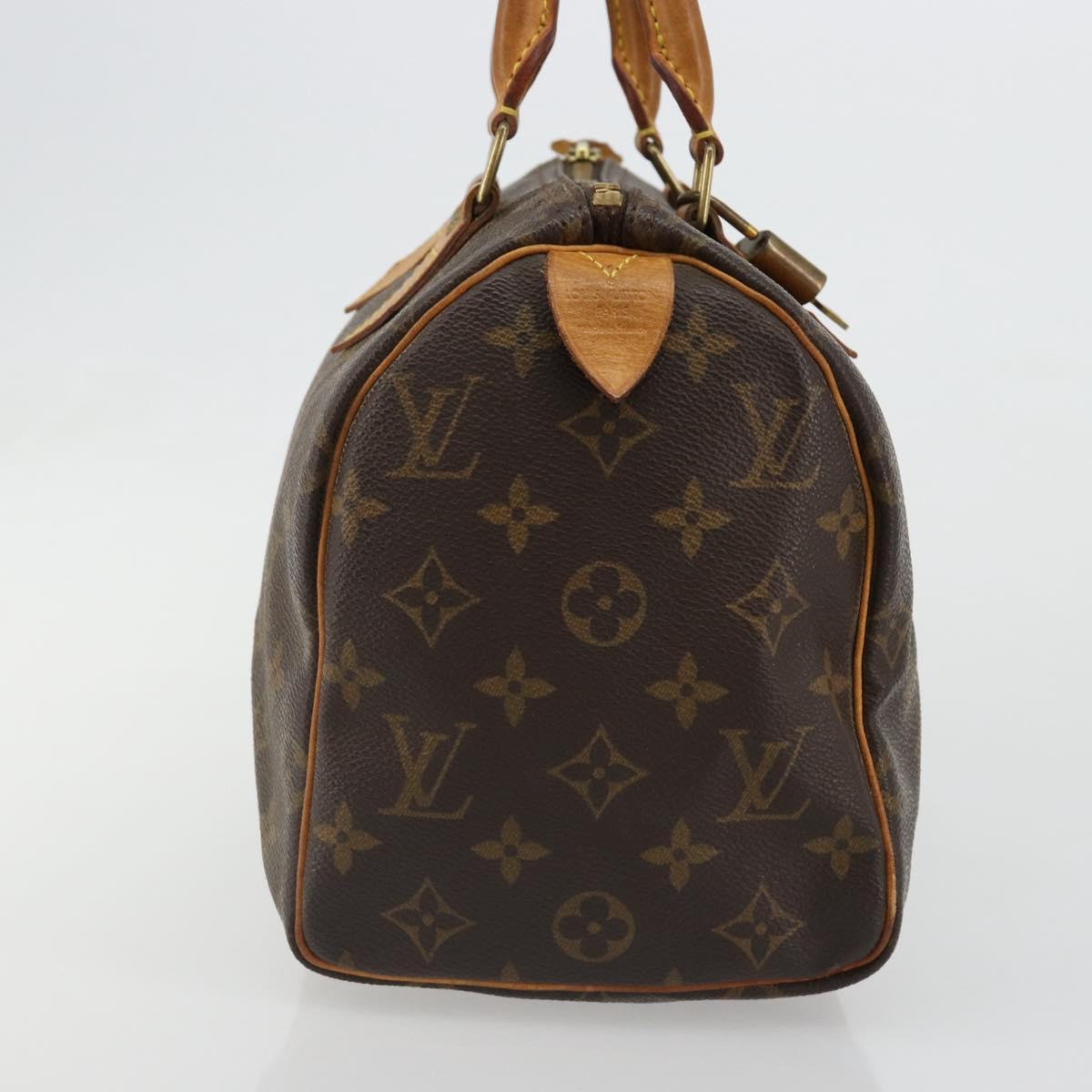 LOUIS VUITTON Monogram Speedy 25 Hand Bag M41528 LV Auth 184955V